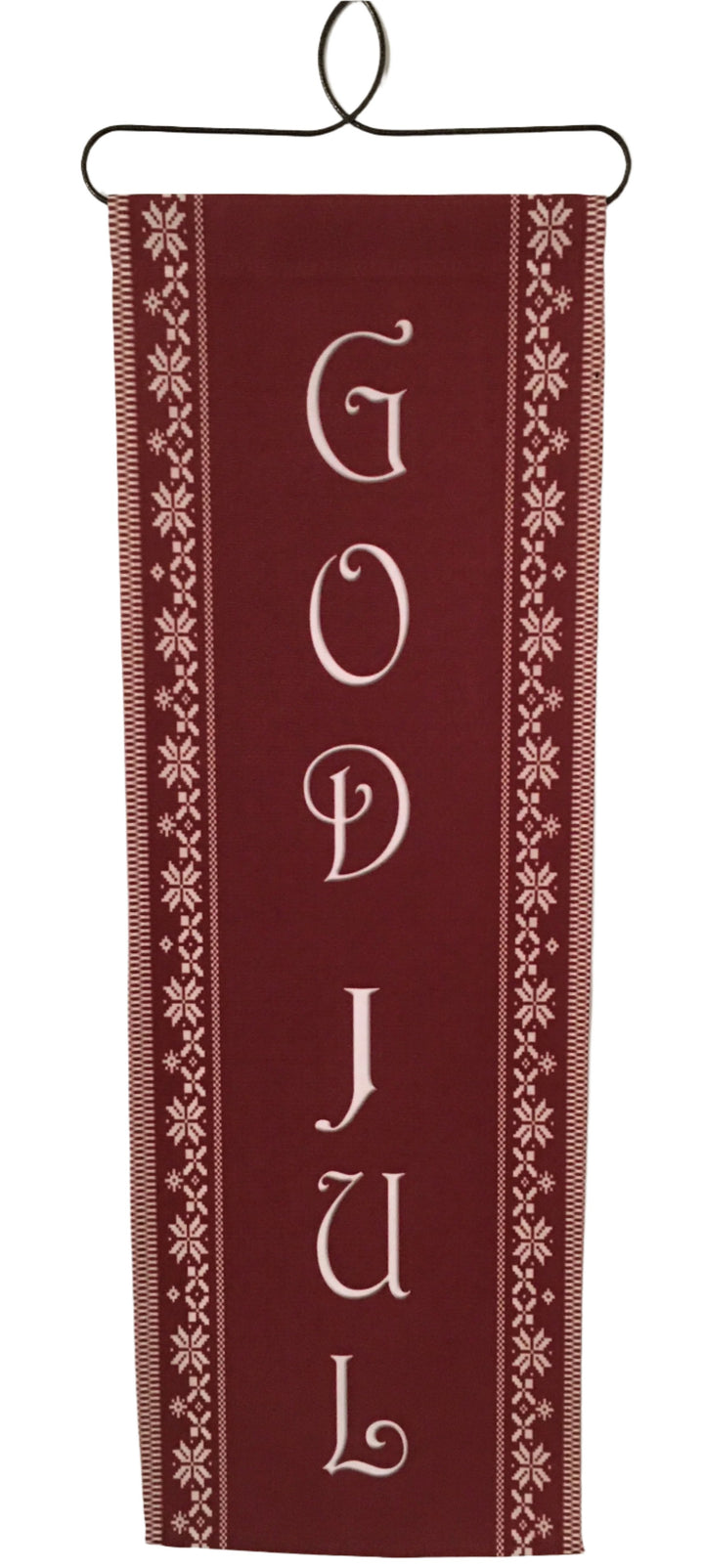 Christmas God Jul Fabric wall hanging