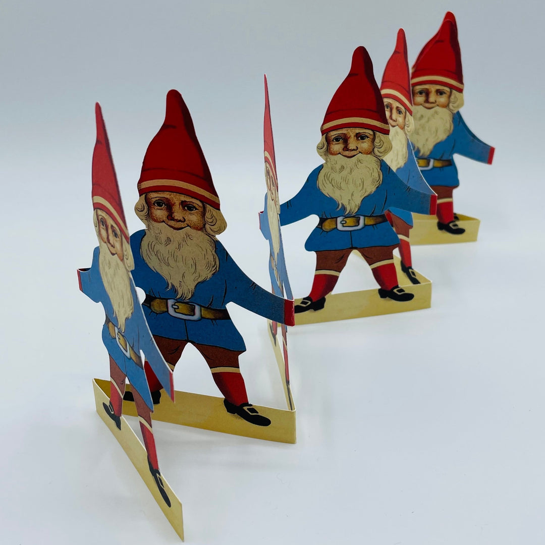 Cutout Tomte with blue coat