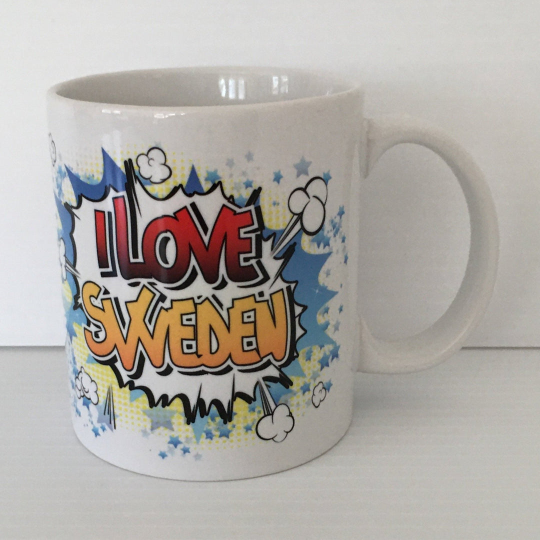 I love Sweden coffee mug