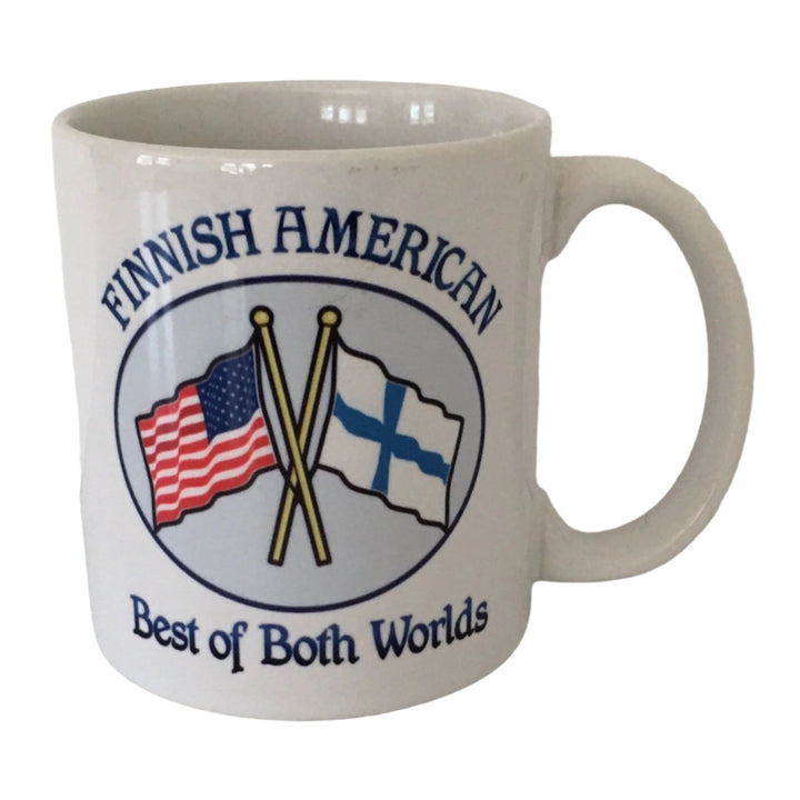 Finnish American  Best of Both Worlds coffee mug