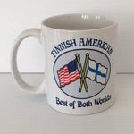 Finnish American  Best of Both Worlds coffee mug
