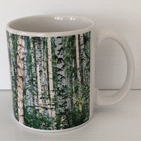Birch Trees coffee mug