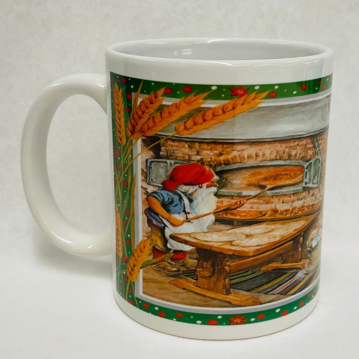 Tomtar baking bread coffee mug