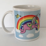 Karin Didring Dala Horse unicorn coffee mug