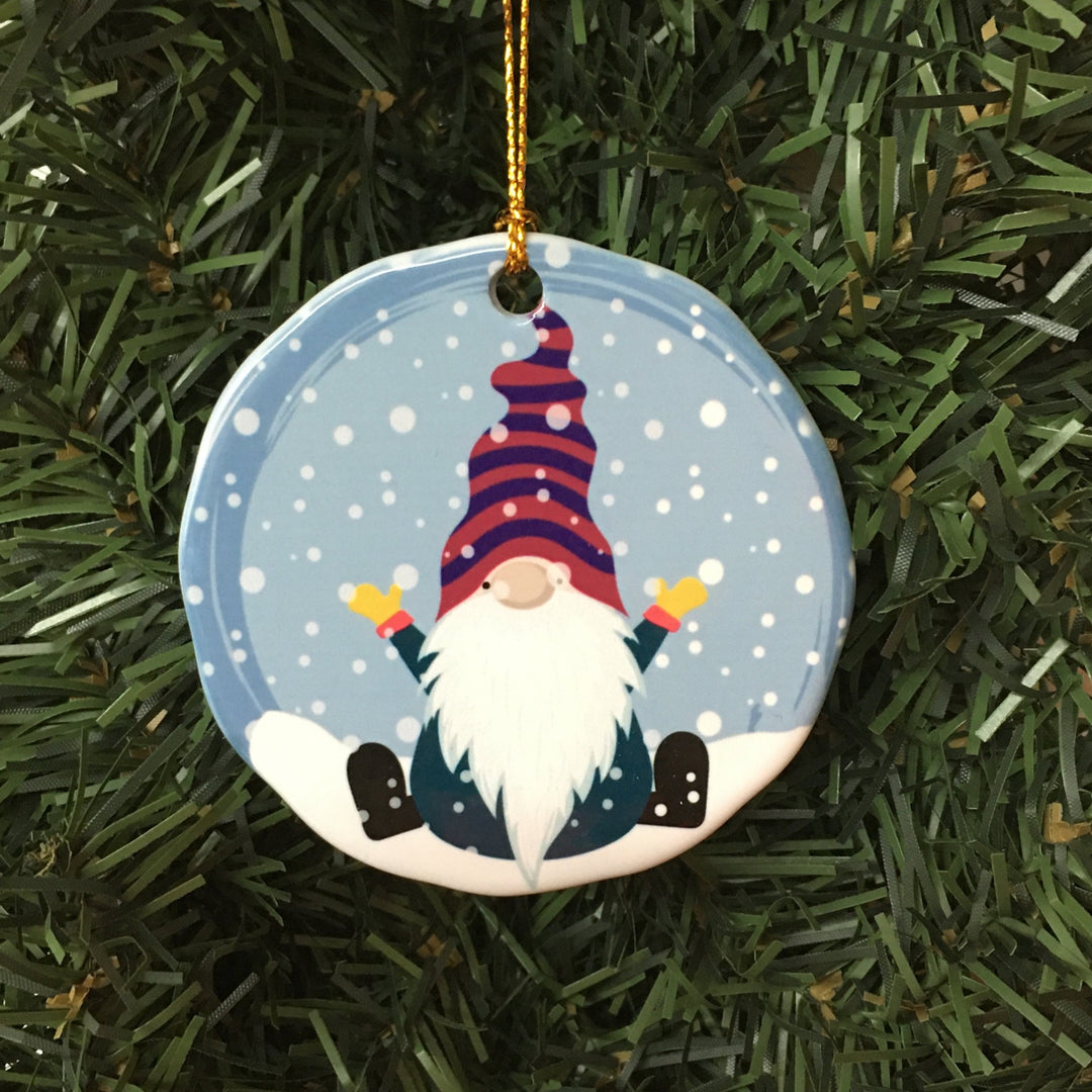 Ceramic Ornament, Gnome