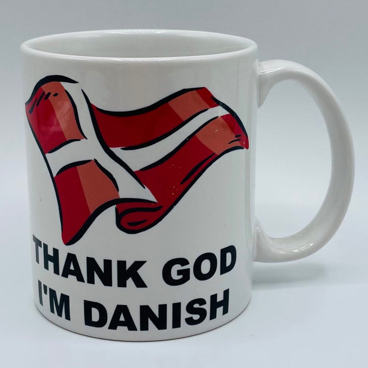 Thank God I'm Danish coffee mug