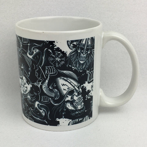 Viking Scull coffee mug