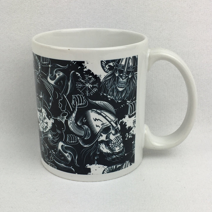 Viking, Ship & Compass coffee mug