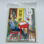 SALE Note Cards, Carl Larsson Boy at desk Package of 6