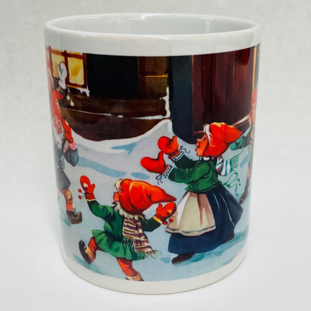 Tomtar Gnomes in the snow coffee mug