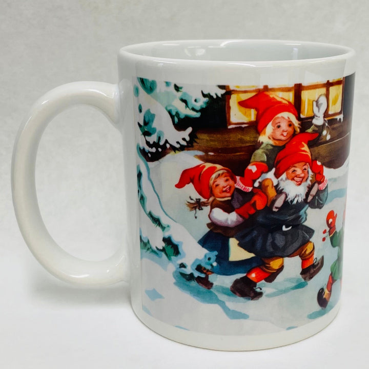 Tomtar Gnomes in the snow coffee mug