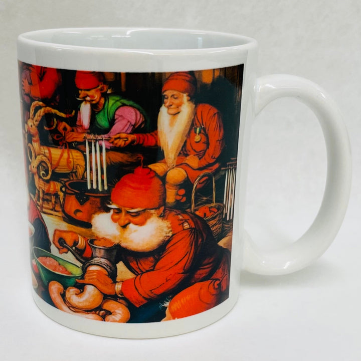 Tomtar Gnomes preparing for Christmas coffee mug