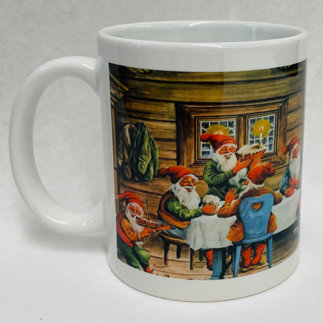 Tomtar Gnomes at the table coffee mug