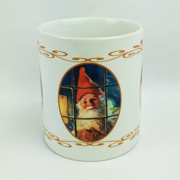 Tomte in the window coffee mug