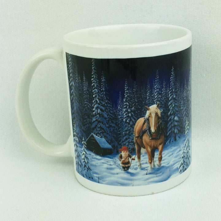 Jan Bergerlind Tomte with horse coffee mug