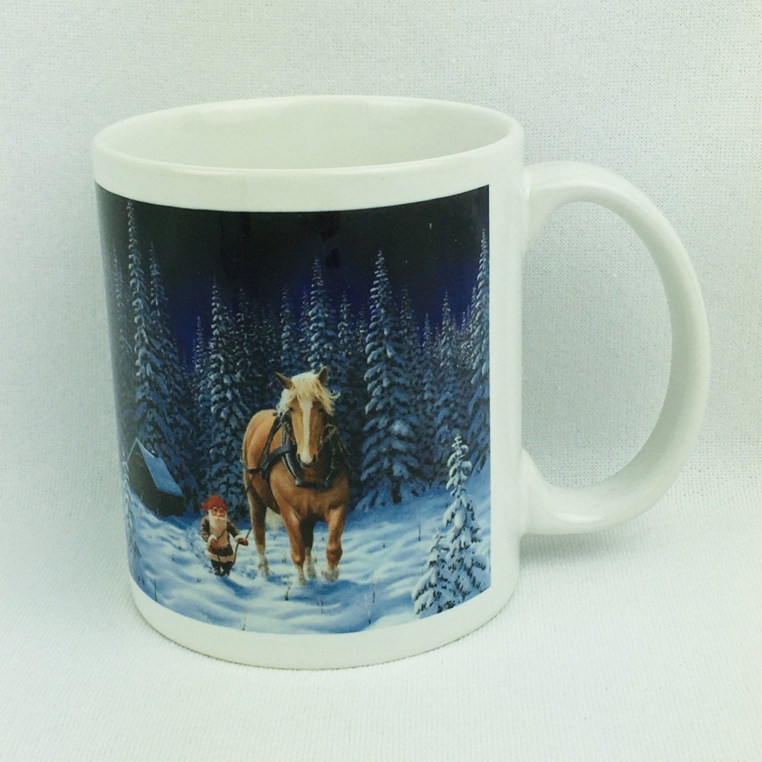 Jan Bergerlind Tomte with horse coffee mug