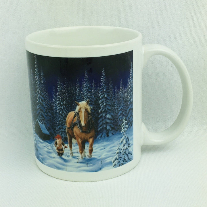 Jan Bergerlind Tomte with horse coffee mug