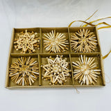 Straw ornament set - 24 pc box