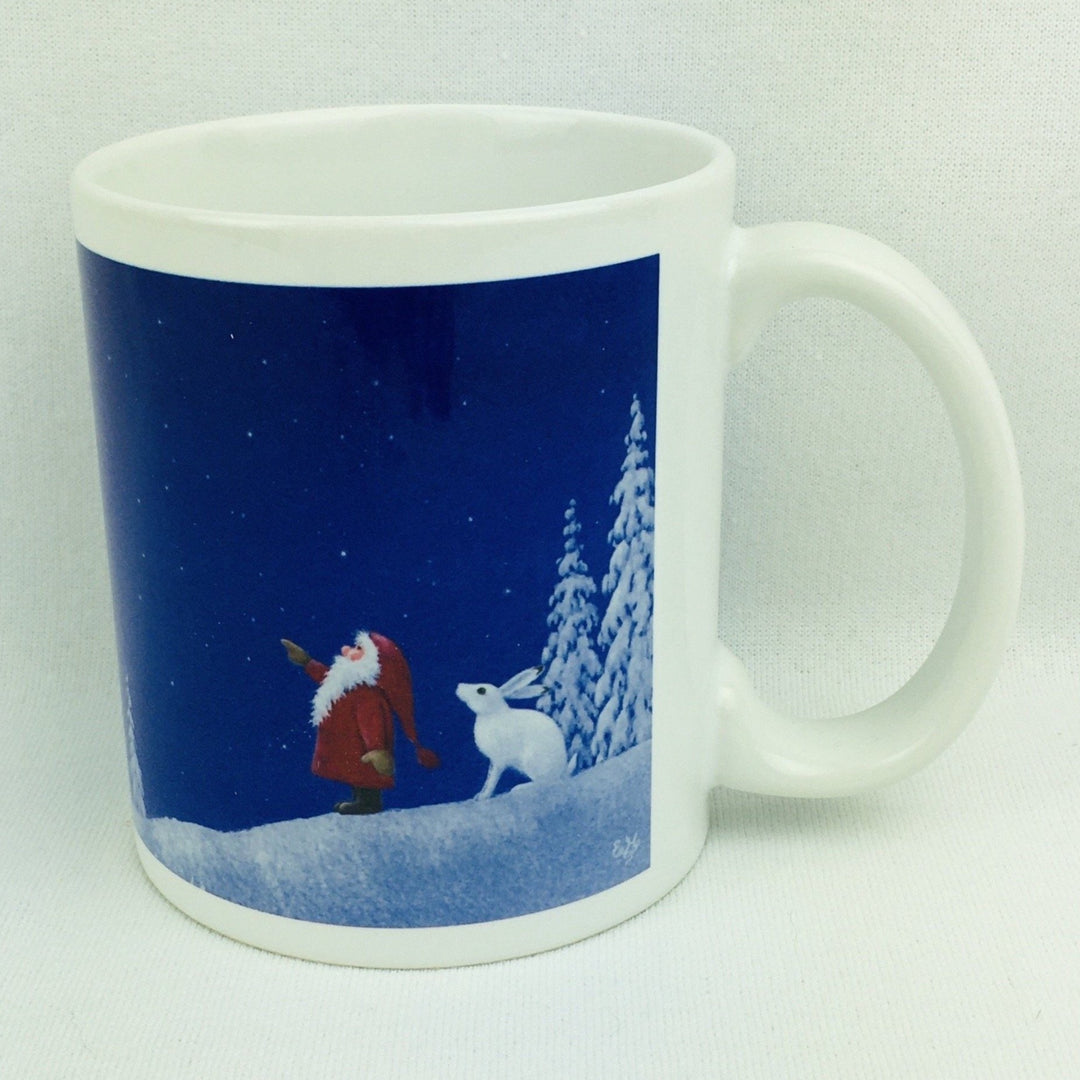 Eva Melhuish Tomte Pointing at Star coffee mug