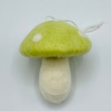 Mushroom Ornament - Light Green