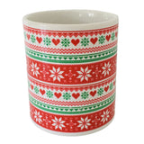 Nordic knit design coffee mug