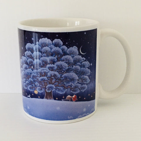 Eva Melhuish Winter tree coffee mug