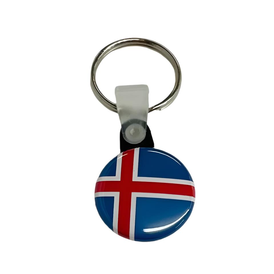 Keyring, Iceland Flag