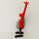 Hand made tomte with lantern & gift