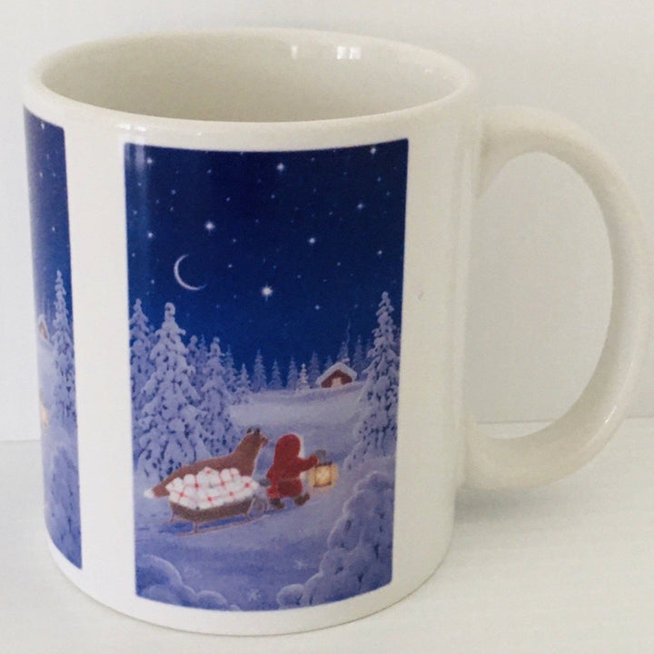 Eva Melhuish Tomte with fox coffee mug