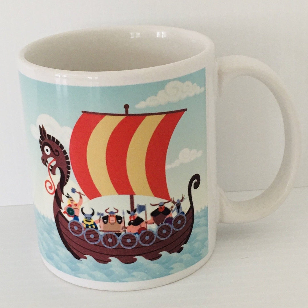 Viking Ship coffee mug