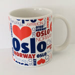 Love Oslo coffee mug