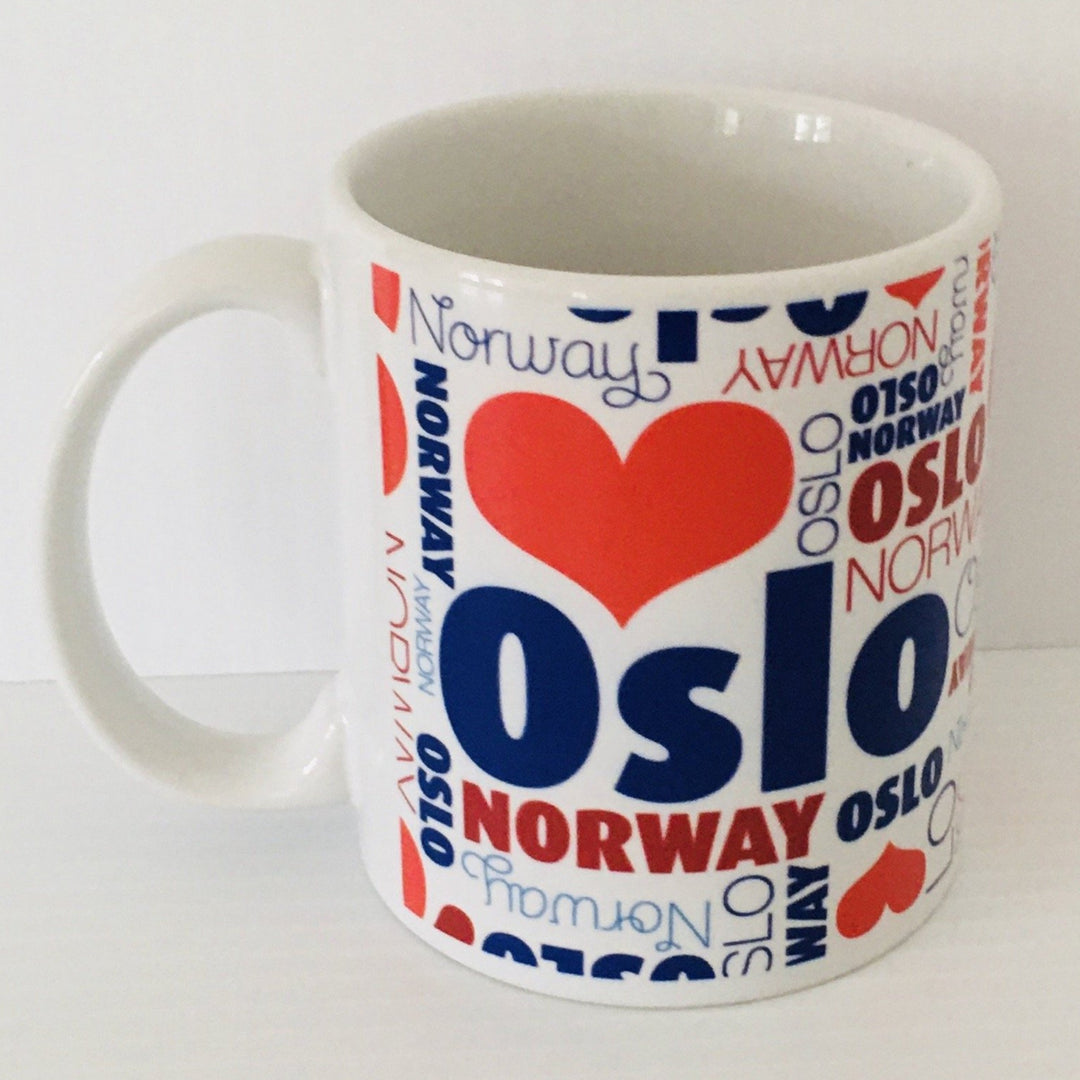 Love Oslo coffee mug