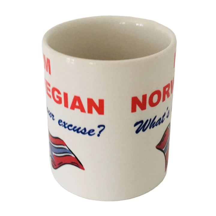 I'm Norwegian What's Your excuse coffee mug