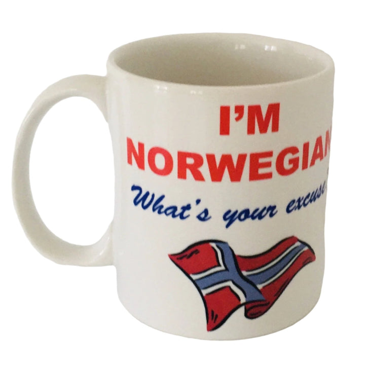 I'm Norwegian What's Your excuse coffee mug