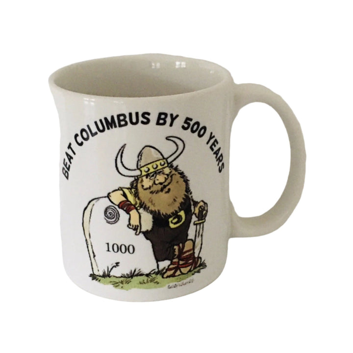 Beat Columbus by 500 Years coffee mug