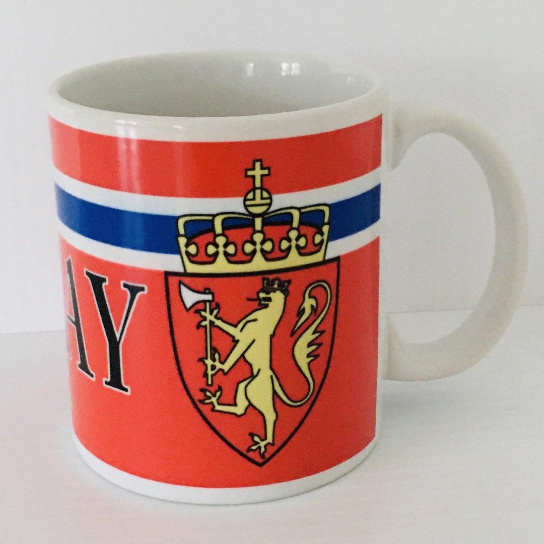 Norway Flag & Crest coffee mug