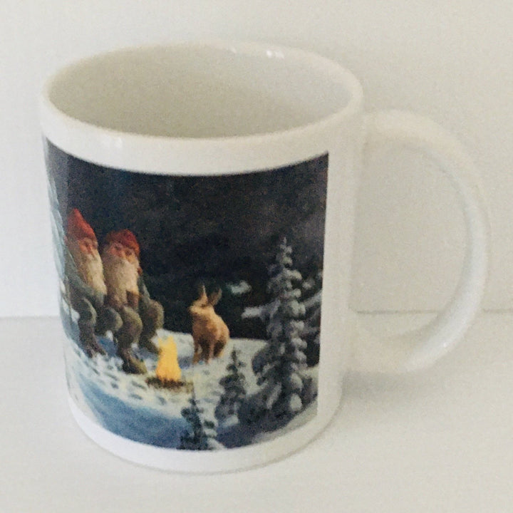 Jan Bergerlind Tomtar & Bunny coffee mug