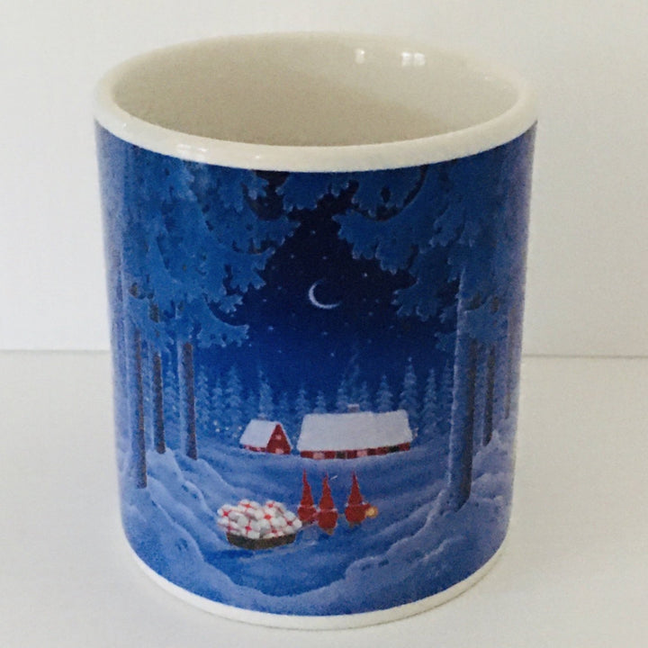 Eva Melhuish Three gnomes coffee mug