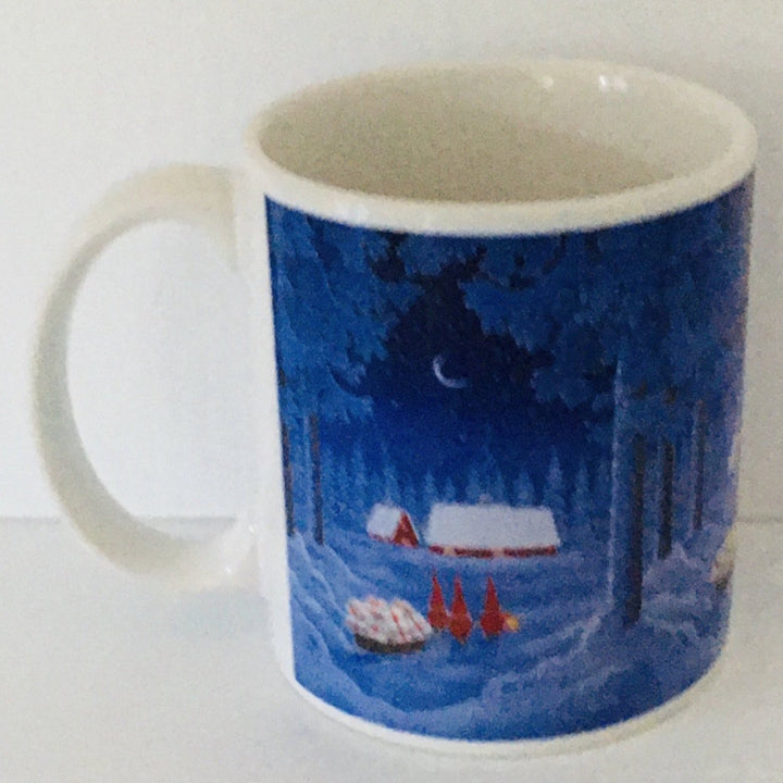 Eva Melhuish Three gnomes coffee mug