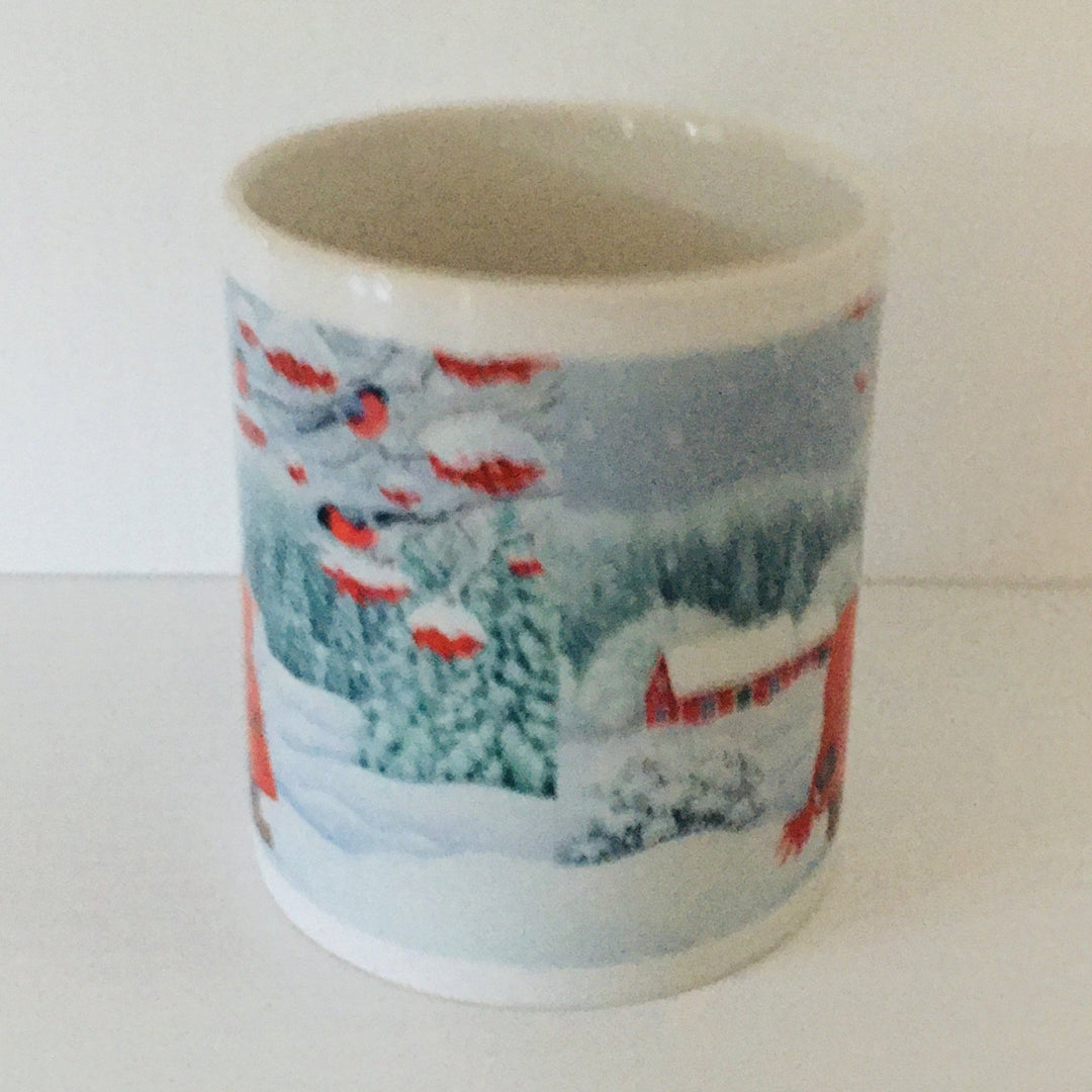 Eva Melhuish Tomte watching birds coffee mug