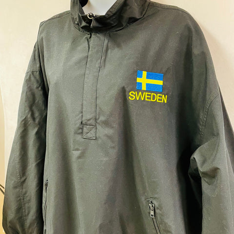 Pullover 1/2 Zip Jacket - Sweden Flag