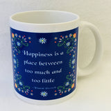 Finnish Happiness Proverb coffee mug