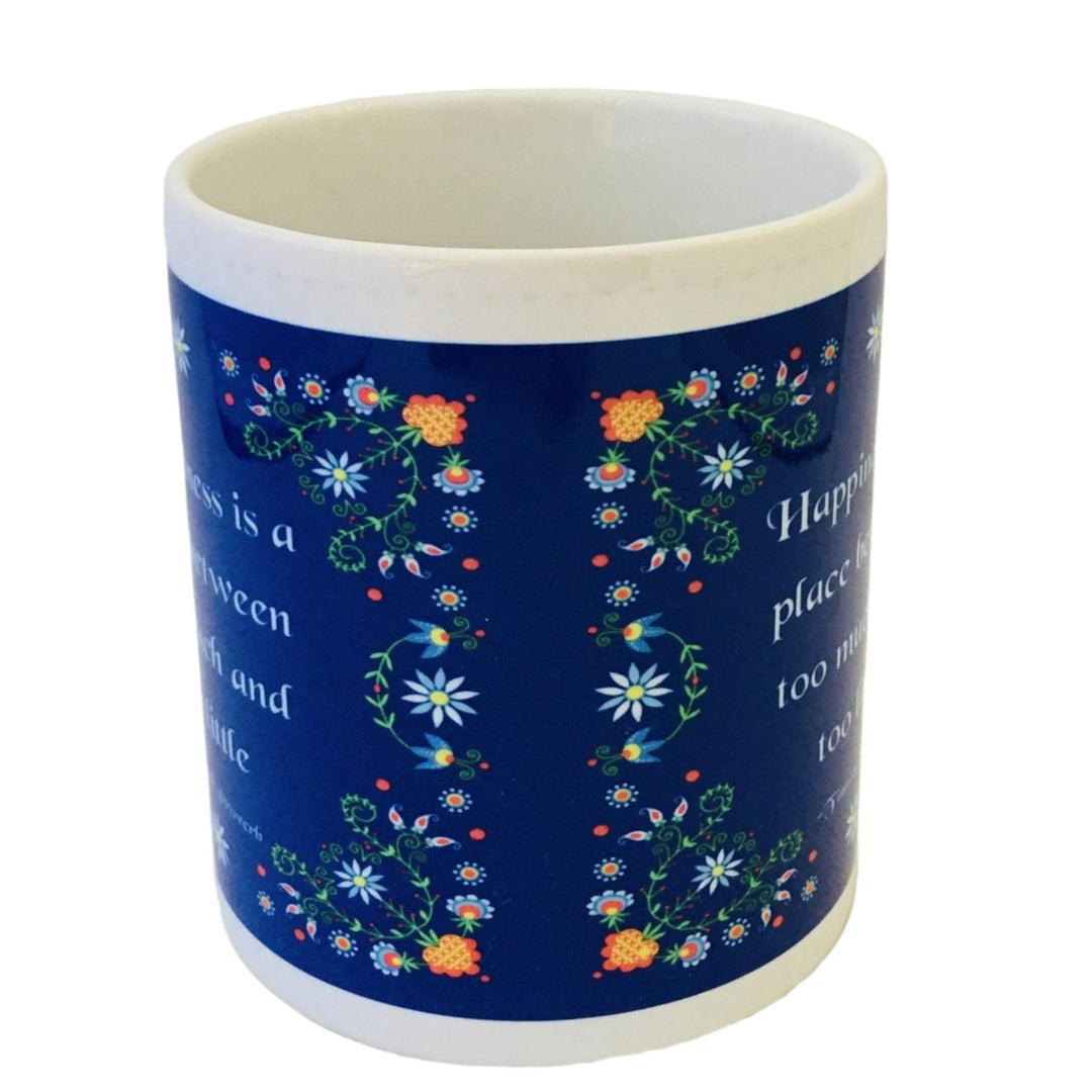 Finnish Happiness Proverb coffee mug