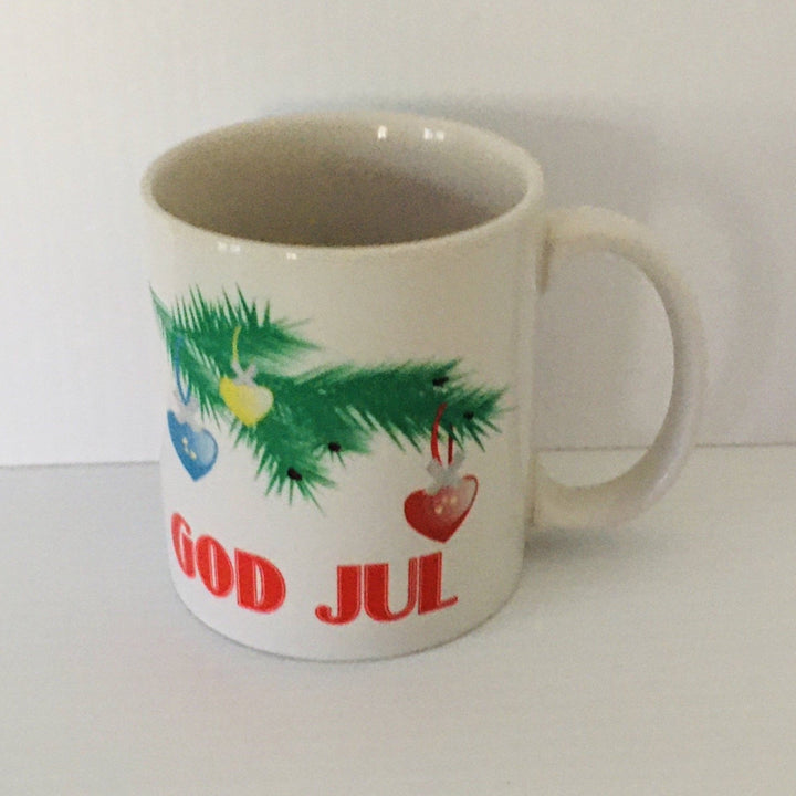 God Jul hearts coffee mug