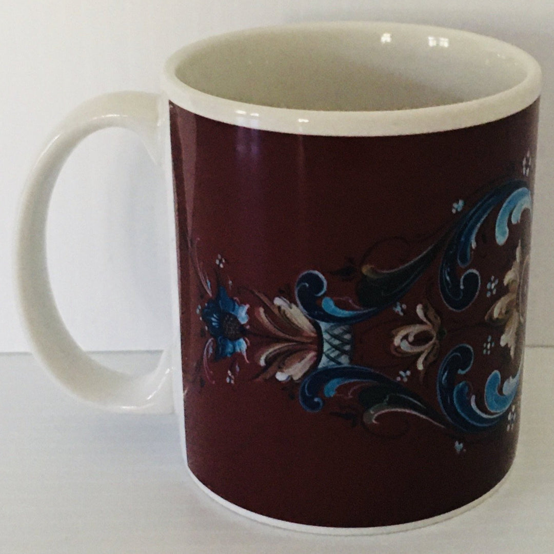 Lise Lorentzen Rosemaling coffee mug