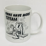 Finns have more steam coffee mug