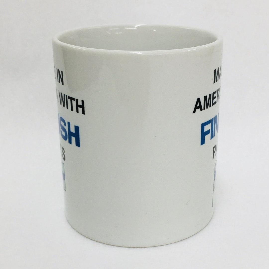 Made in America with Finnish Parts coffee mug