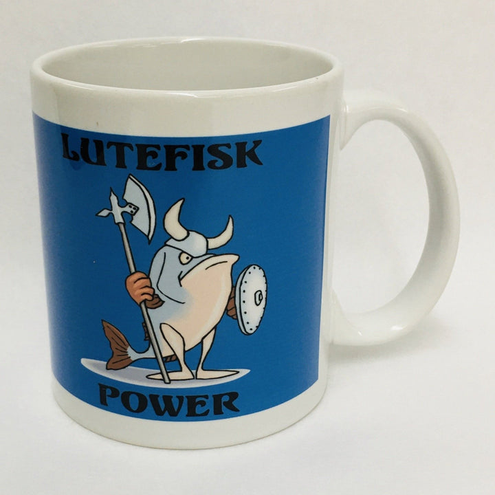 Lutefisk Power coffee mug