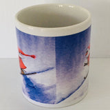 Eva Melhuish Tomte skier coffee mug