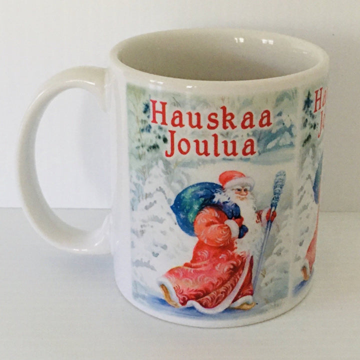 Hauskaa Joulua Santa coffee mug